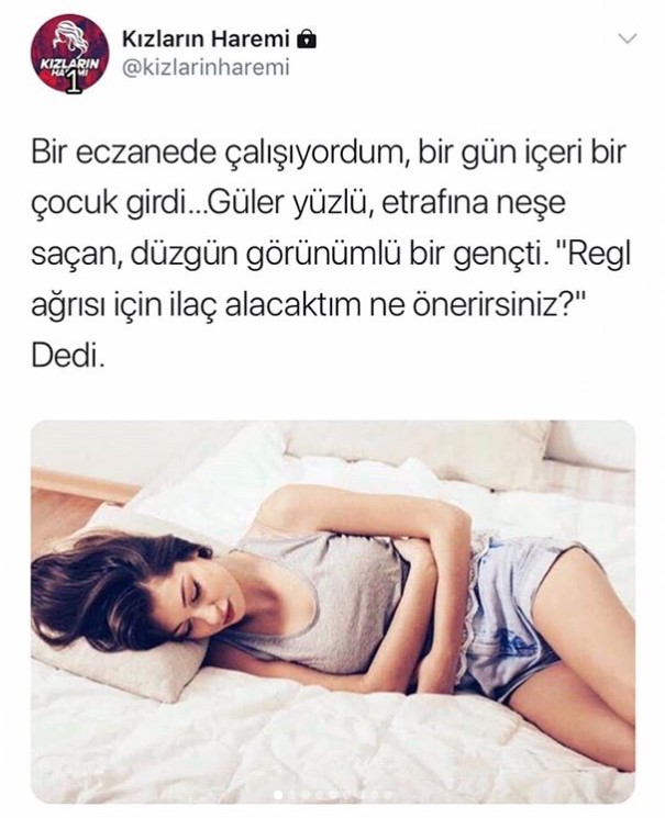 Bir eczanede çalışıyordum, bir gün içeri bir çocuk girdi