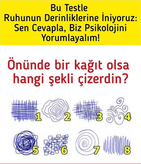 Önünde Bir Kağıt Olsa Hangi Şekli Çizerdin?