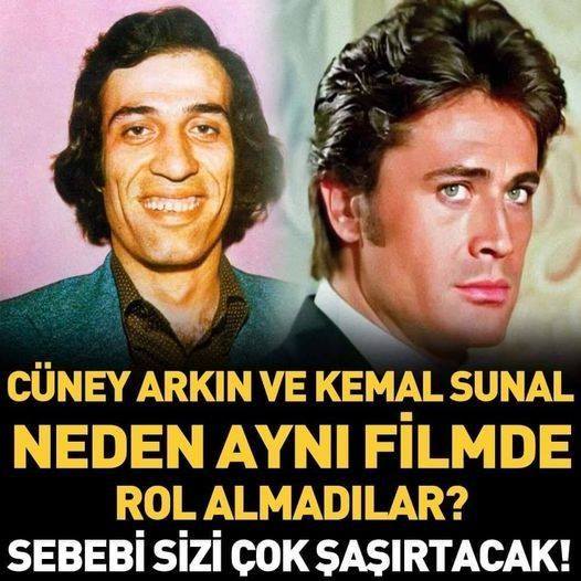 Cüneyt Arkın ve Kemal Sunal neden hiç aynı filmde oynamadılar?