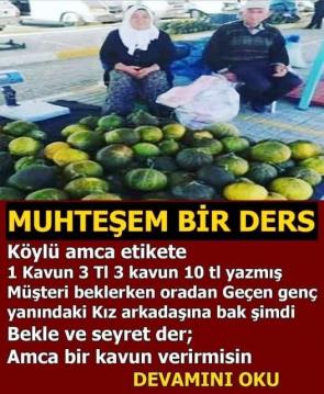 Köylü Amcadan İbretlik Ders 