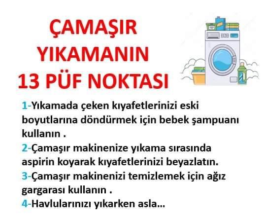 Çamaşır yıkamanın herkesin bilmesi gereken 13 püf noktası