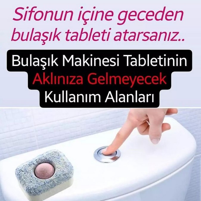 Bulaşık Makinesi Tabletinin Hiç Aklınıza Gelmeyecek Kullanım Alanları