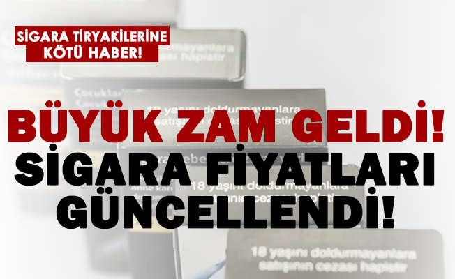 Sigaraya Bir Büyük Zam Daha!