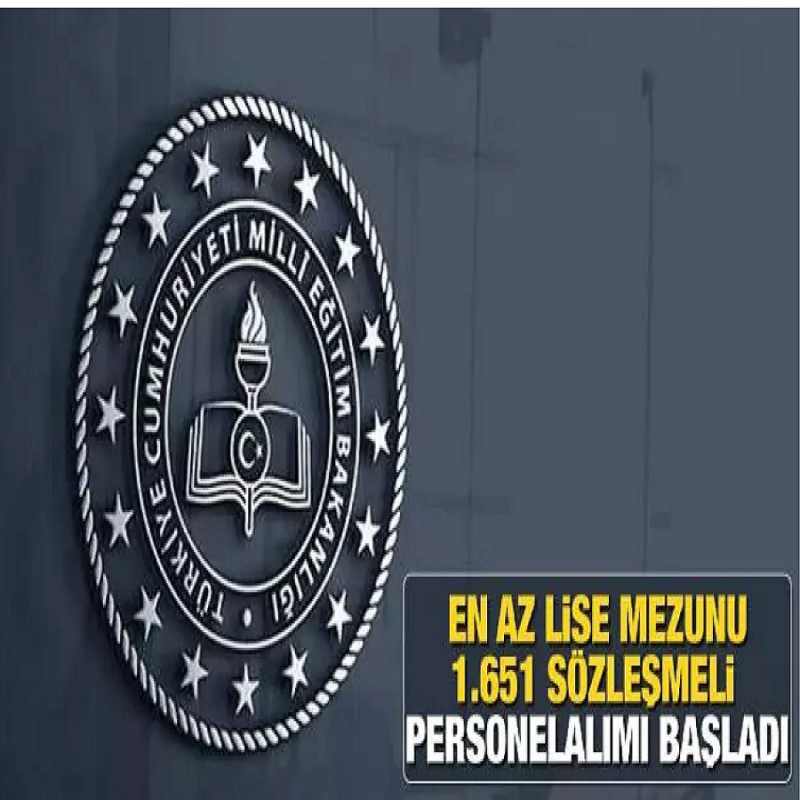 Milli Eğitim Bakanlığı 1.651 Memur Alımı Başvuruları Başladı