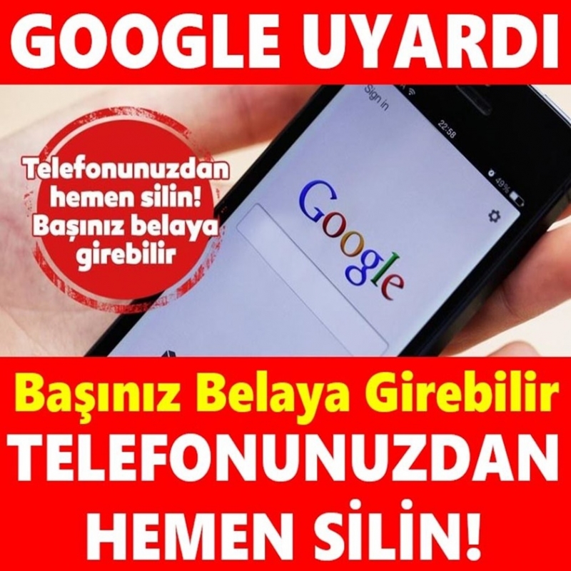 Telefonunuzdan Bu Uygulamayı Hemen Silin