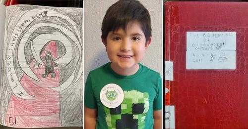 Kendi Yazdığı Kitabı Gizlice Kütüphaneye Koyan Çocuk Ünlü Oldu: Yayınevlerinden Teklifler Yağıyor