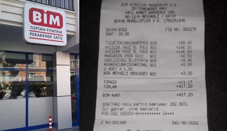 Türkiye'de bu da oldu! Suriyeliler Türklere BİM'den hediye kartı dağıttı. Bakın ne kadar yardım yaptılar