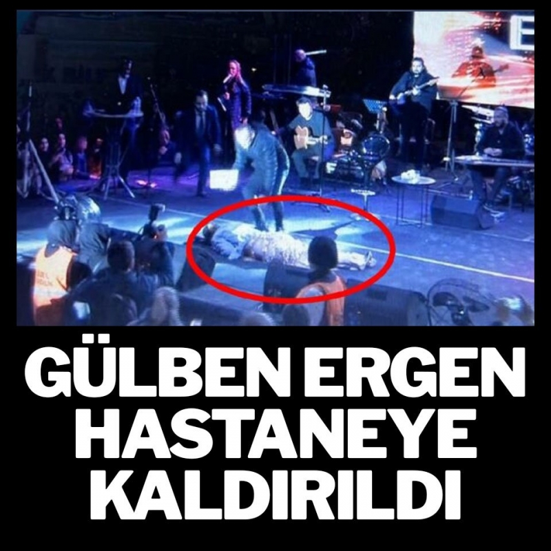 Gülben Ergen Sahnede Fenalık Geçirerek Bayıldı. İşte Son Durumu