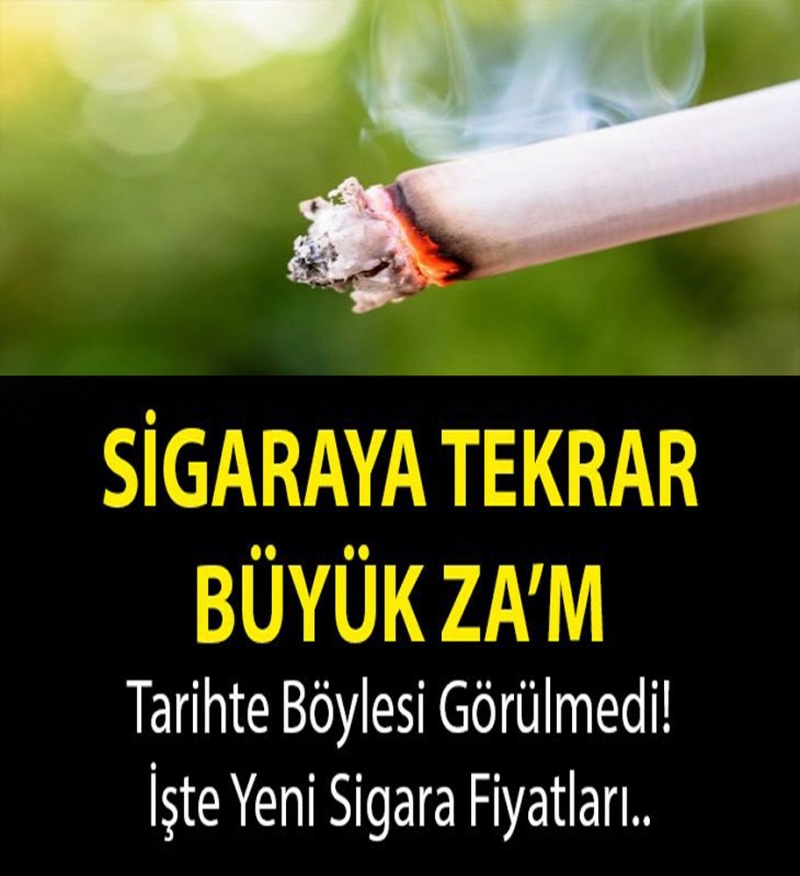 Sigaraya Bir Büyük Zam Daha Geliyor