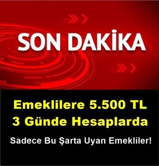 Emeklilere Güzel Haber