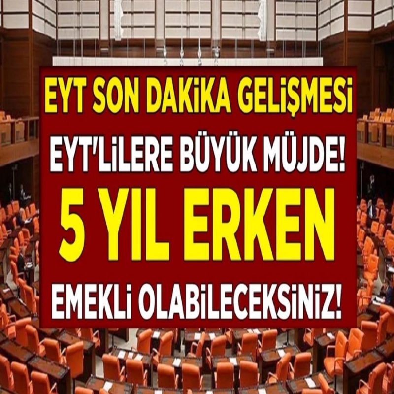 Resmi Gazetede Yayınlandı Emeklilik Yaşı Düşüyor! 5 Yıl Erken Emekli Maaşı Alacaksınız!