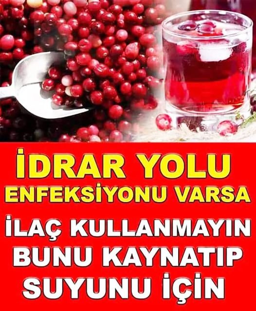 İdrar Yolu Enfeksiyonu Varsa İlaç Kullanmayın Bunu Kaynatıp Suyunu İçin.. İşte O Besin!