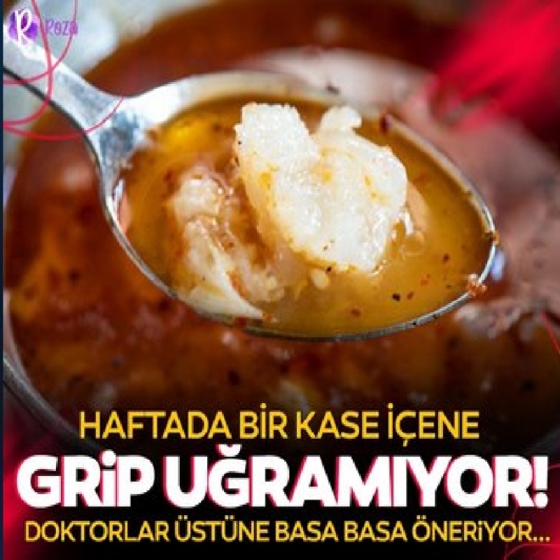 Doktorlar üzerine basa basa öneriyor! Bu çorbayı içene grip uğramıyor