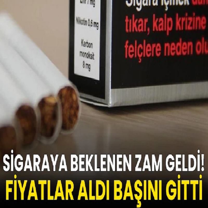 Sigaraya beklenen zam geldi! Fiyatlar Aldı Başını Gitti...