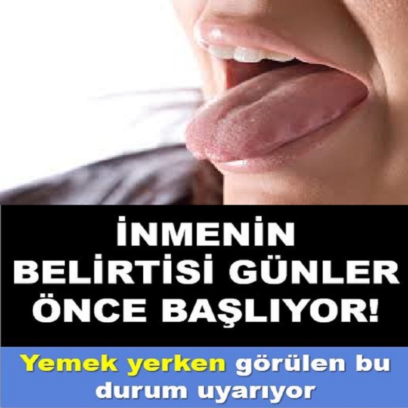 İnmenin belirtisi günler önce başlıyor! Yemek yerken görülen bu durum uyarıyor...