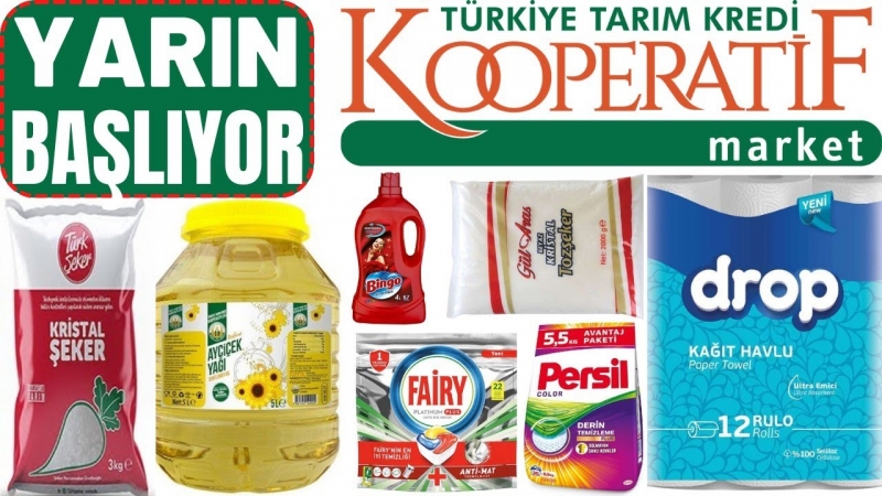 Tarım Kredi Kooperatif Market yeni indirimli ürünler listesi belli oldu (10-15 Şubat güncel indirimli ürünler kataloğu)