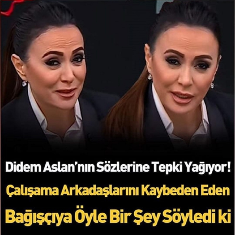 Didem Arslan Türkiye Tek Yürek ortak yayınında yaptığı yanlış