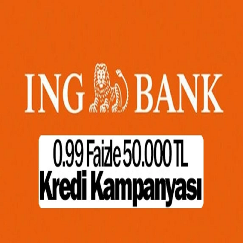 ING Bank'tan 0.99 faizle 50.000 TL kredi fırsatı