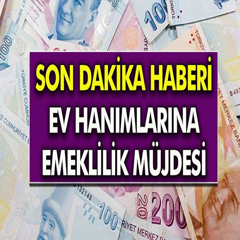 Ev hanımlarına emeklilik imkanı