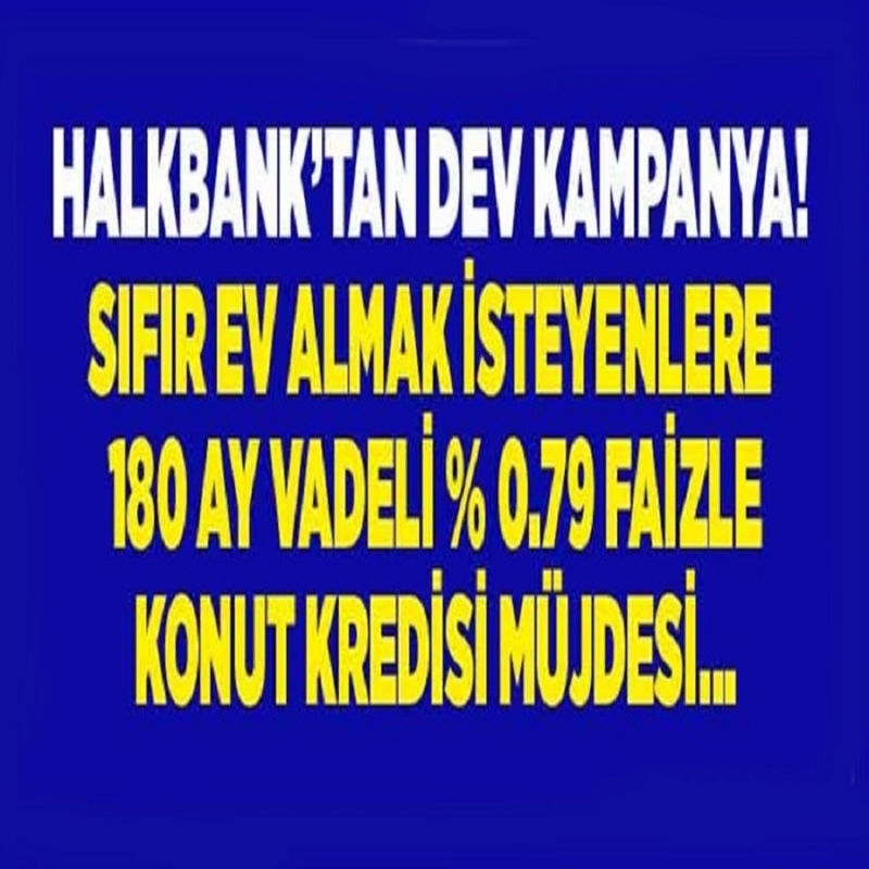 Aldığı Evi 5 Yıl Satmama Sözü Verenlere Düşük Faizle Kredi Verilecek