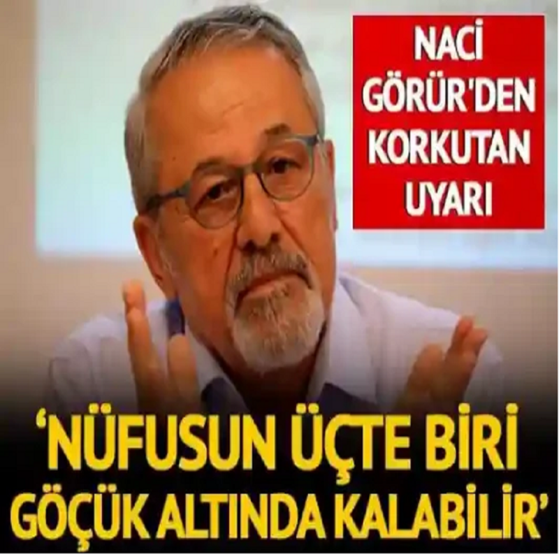 Naci Görür’den İstanbul için korkutan deprem uyarısı! ‘Nüfusun üçte biri…’