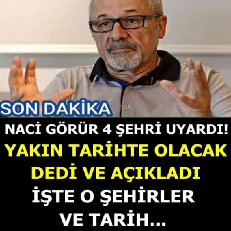 Prof. Dr. Naci Görür, Bu 4 İli Uyardı 'Her an bekliyoruz' dedi ve ekledi