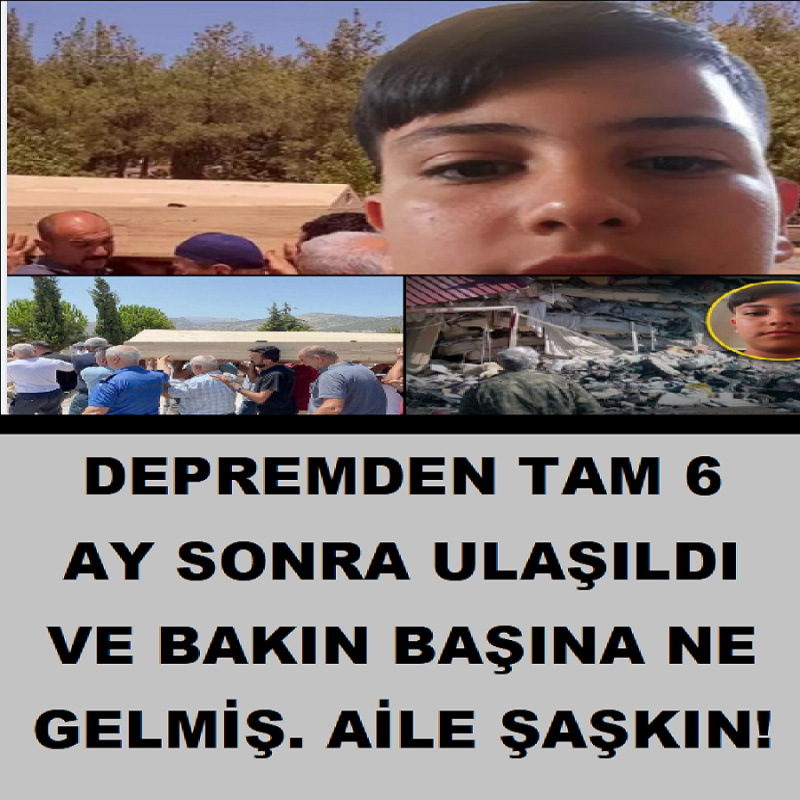 Tam 6 ay sonra ulaşıldı ve bakın başına ne gelmiş. Aile şaşkın!