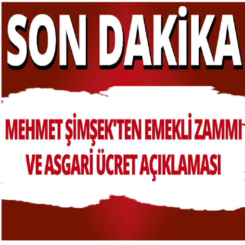 Asgari Ücrete Zam Yapılacak mı?  Mehmet Şimşek'ten emekli zammı ve asgari ücret zammına ilişkin flaş açıklama