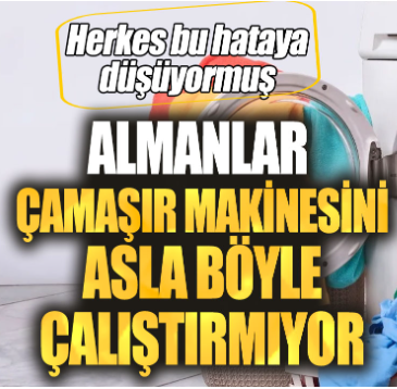 Çamaşır Makinesini Asla Böyle Çalıştırmayın