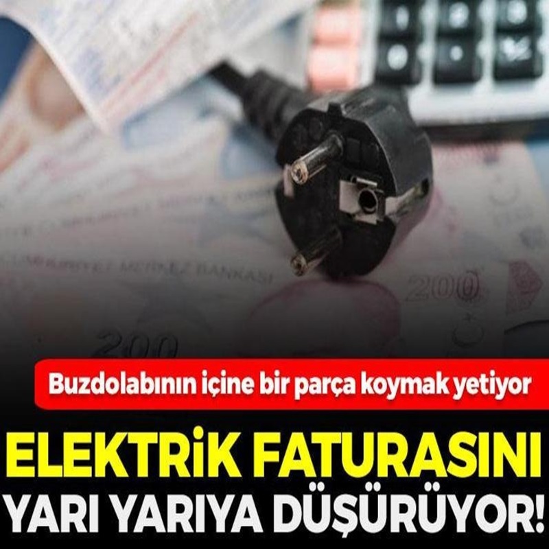 Bu Yöntem Elektrik Faturasını Yarı Yarıya Düşürüyor. Buzdolabına 1 Parça Koymak Yetiyor, Enerjiden Tasarruf Sağlıyor