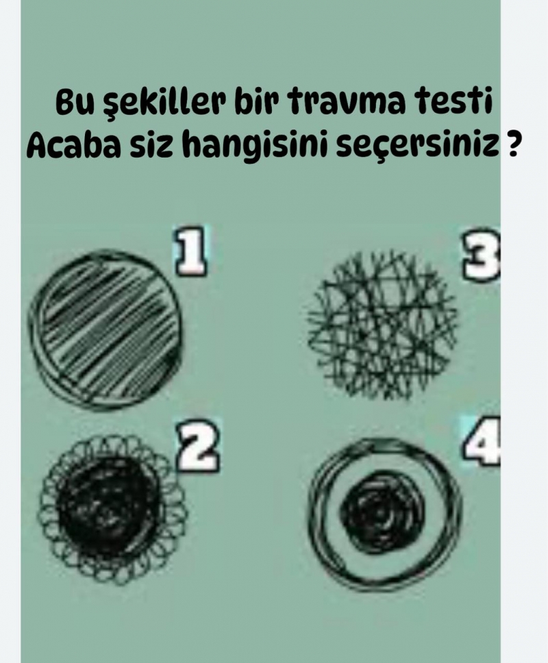 Bu Şekiller Bir Travma Testi. Acaba Siz Hangisini Seçersiniz?
