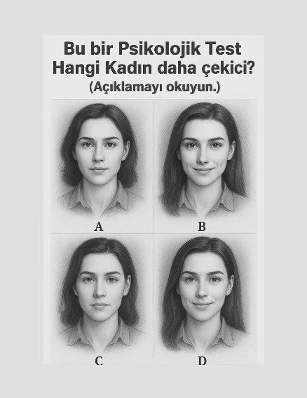 Bu bir Psikolojik Test Hangi Kadın daha çekici? (Açıklamayı okuyun.)