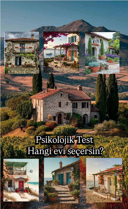 Hangi Evi Seçersin ve Aslında, Seçtiğin Ev Hayatınla İlgili Sana Neyi Fısıldar?