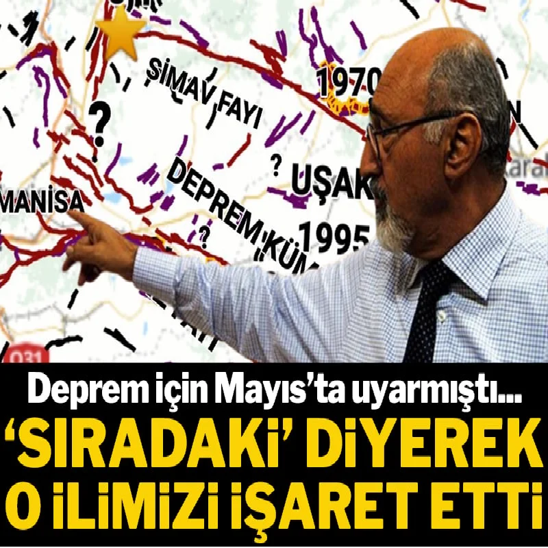 Ünlü deprem uzmanı 'sıradaki' diyerek o ilimizi işaret etti
