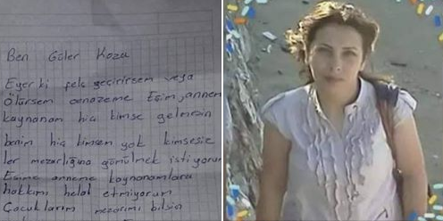 2 Çocuk Annesi Kadın Ardında Not Bırakarak İntihar Etti. Notu Okuyanlar Gözyaşlarına Boğuldu