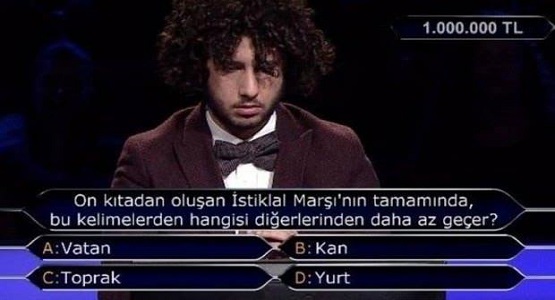 ARDA AYTEN 1 MİLYONLUK SORUYU BİLEREK 1 MİLYON TL KAZANDI