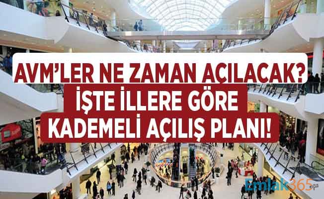AVM'ler Kademeli Olarak Açılacak. Şehirlere Göre Alışveriş Merkezlerinin Açılış Tarihleri