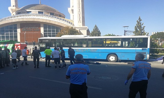 Başkent Ankara'da Feci Kaza: Özel Halk Otobüsü Durağa Girdi Çok Sayıda Ölü Ve Yaralı var