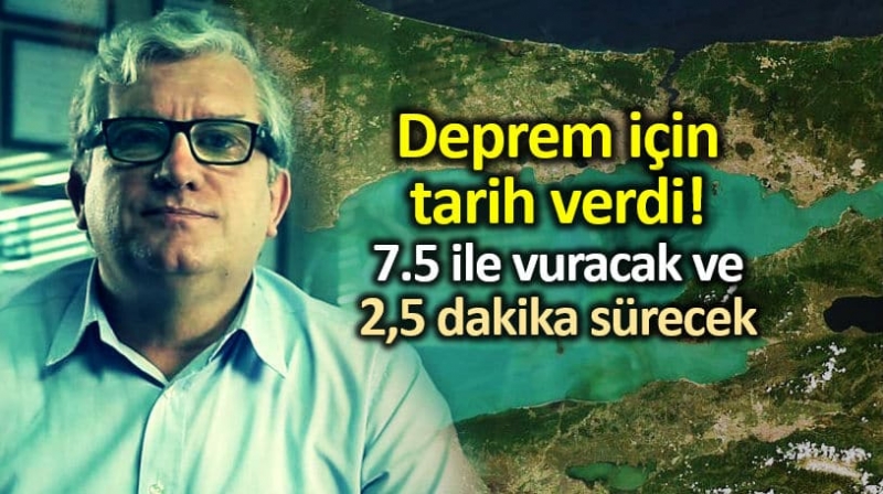 Deprem en az 7.5 ile vuracak; 2,5 dakika sürecek!