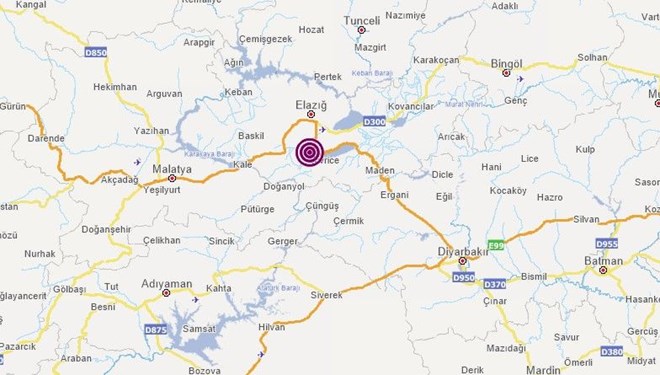 Elazığ'da Korkutan Deprem