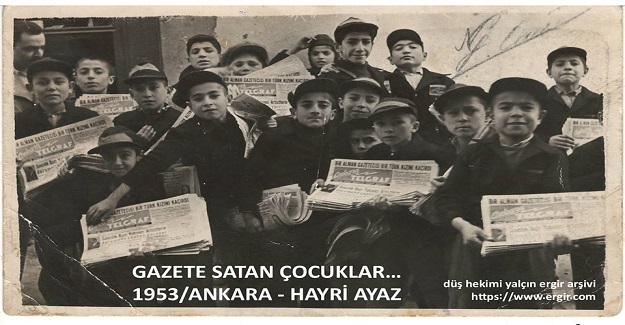 GAZETE SATAN ÇOCUK… 1953/ANKARA