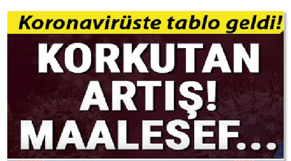  Günlük Vaka Ve Ölü Sayısı Açıklandı: Vaka ve Ölü Sayısında Korkutan Artış