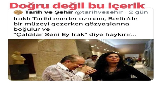 İnternet yalanlarından biri. Binlerce paylaşım almış, nedir bu bizim yalan içeriklere meylimiz..