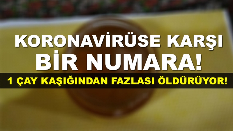 Koronavirüse karşı etkili ancak bir çay kaşığından fazlası öldürüyor!