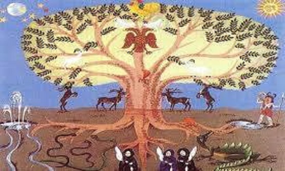 Oğuz Kağan ergen yaştayken civarda bir canavar peydah oluyor.