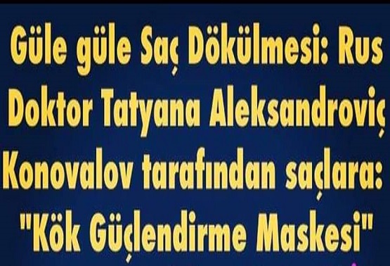  Rus Doktor tarafından saçlara: 