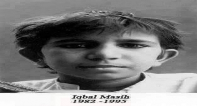 1983 yılında Pakistan’ın en fakir bölgelerinden biri olan Mudrike’de dünyaya gelen Iqbal Masih