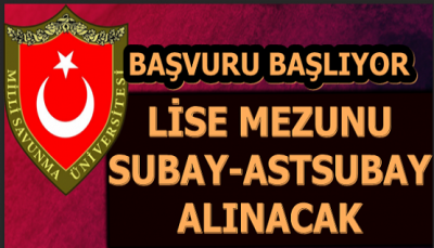 2020 Yılı Lise mezunu Kadın Erkek Subay Astsubay Alımı Başvurusu Başlıyor: İşte Başvuru Şartları
