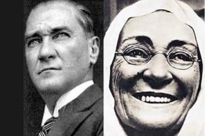 ANNESİNİN MEZARI BAŞINDA, MUSTAFA KEMAL AĞLIYOR; ÇEVRESİNDEKİLERİ DE AĞLATIYOR.