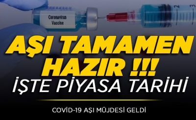  Aşı O Tarihte Hazır, Kayıt Belgeleri Hazırlanıyor